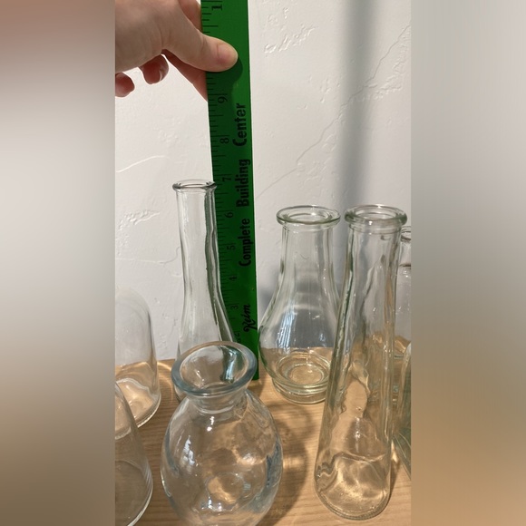 Assorted Clear Bud Vases 10 - Picture 7 of 7